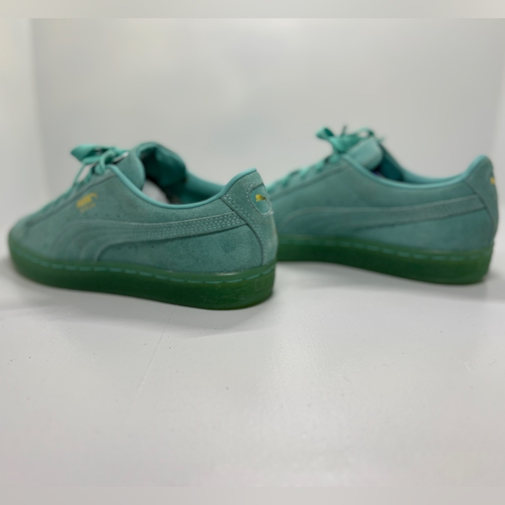 Puma Suede Classic XXI Green Suede Lifestyle Sneakers women’s 8.5 - Picture 4 of 10